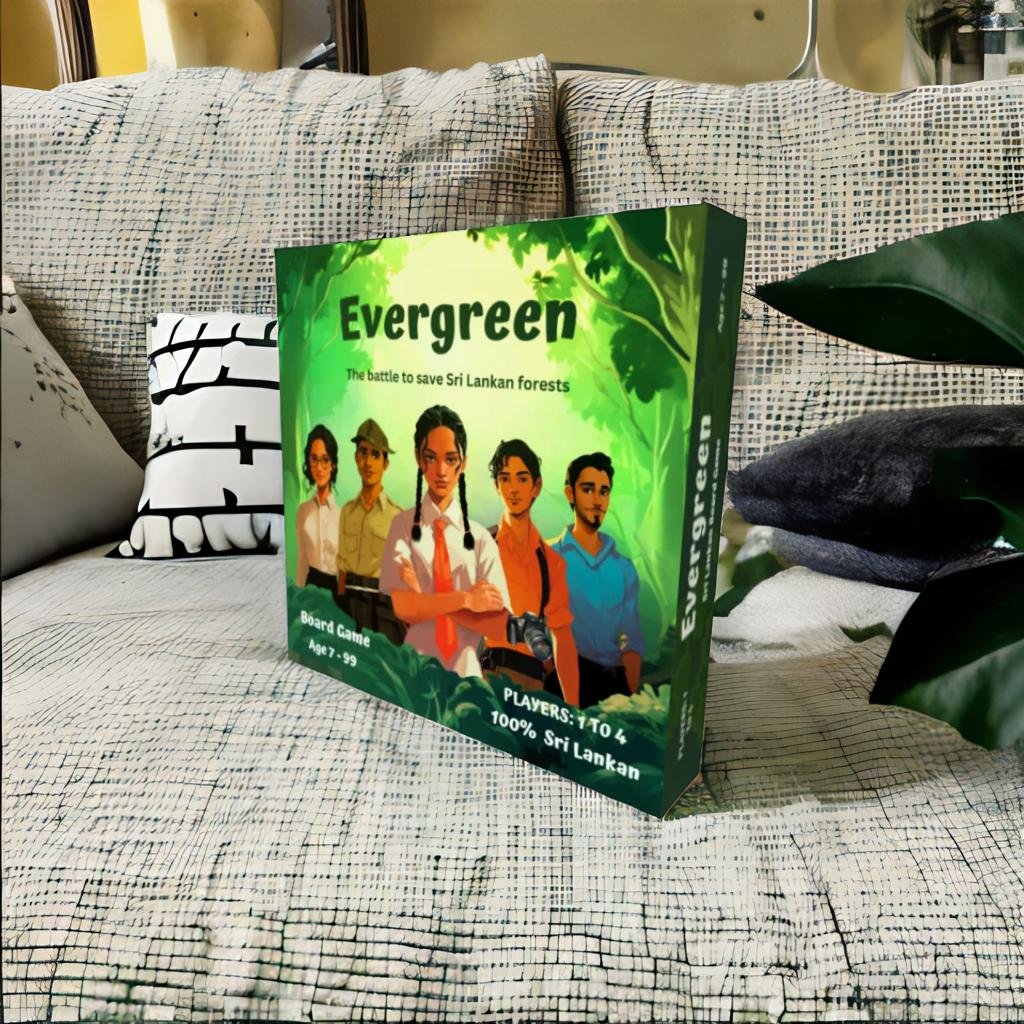 Evergreen, board game, interactive education, education, Sri Lankan