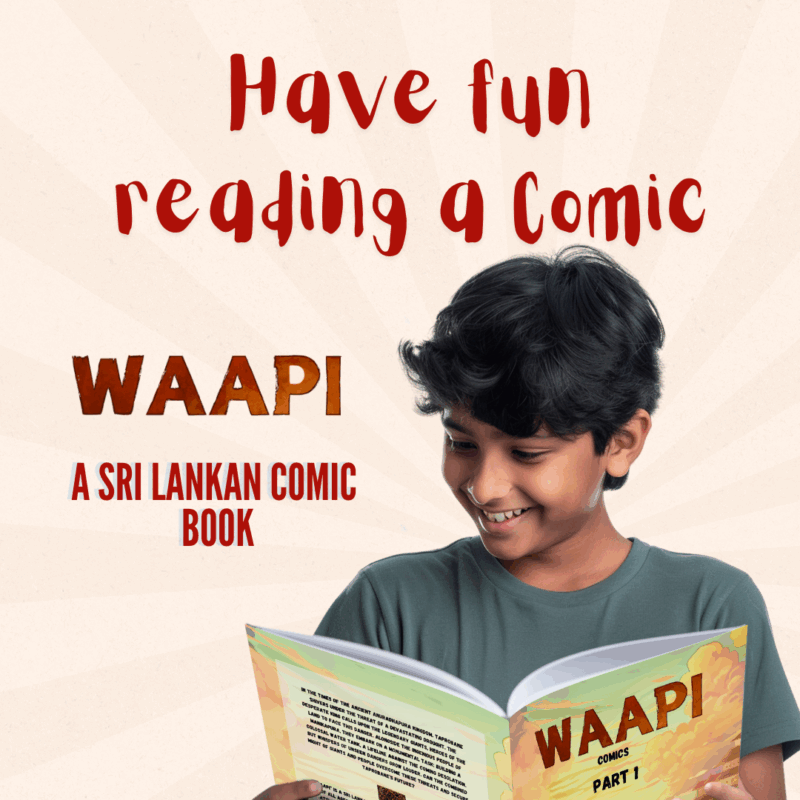 Sri Lanka, history, Waapi, Comics, Education, Ancient, epic, story